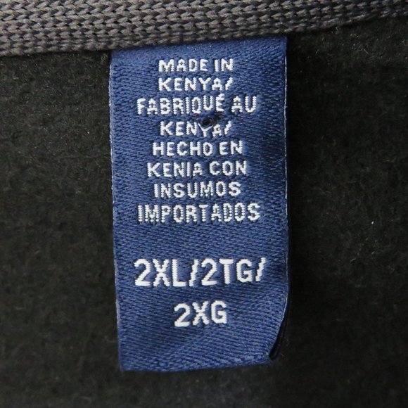 IZOD* Men's Sleeveless Full Front‎ Zip 2.5" Turtle Neck Chest Pocket Vest~ 2XL - Picture 4 of 12